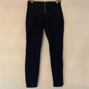 A.L.C. Black Skinny Jeans w/ Zipper Detail (Size 0)
